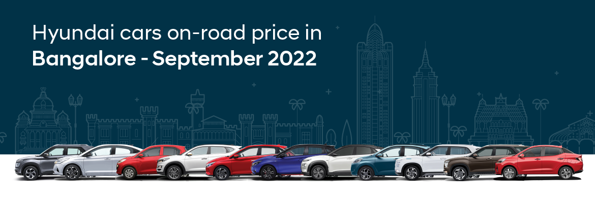 Hyundai cars on road price september